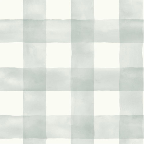 Watercolor Check Wallpaper from Joanna Gaines Magnolia Home by York