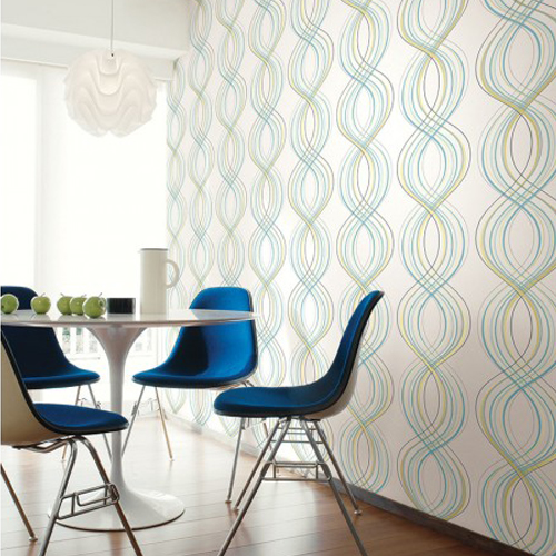 Jeannie Wallpaper from Retro Living Wallpaper Book by Seabrook