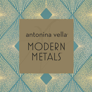 Antonina Vella Modern Metals Wallpaper Book by York Wallcoverings