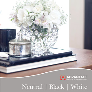 Advantage Neutral Black White Wallpaper Book by Brewster Wallcovering