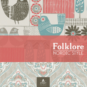 A Street Prints Folklore Wallpaper Book by Brewster Wallcovering