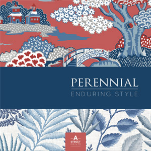 A Street Prints Perennial Wallpaper Book by Brewster Wallcovering
