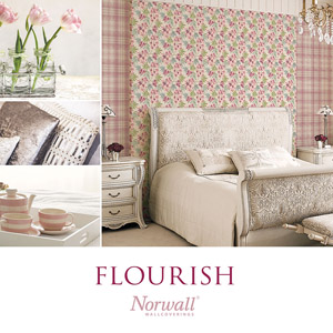 Norwall Flourish Wallpaper Book by Patton Wallcoverings