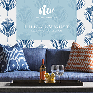 NextWall Lillian August Luxe Haven Peel and Stick Wallpaper Collection by Seabrook Wallcoverings