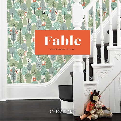 Chesapeake Fable: A Storybook Setting Wallpaper Book by Brewster Wallcoverings