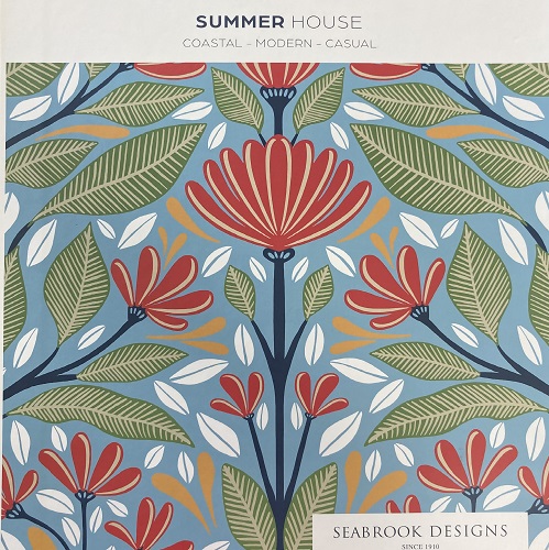 Summer House Wallpaper Book by Seabrook Designs