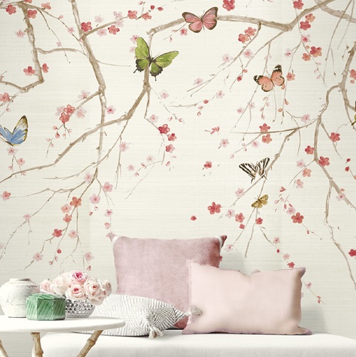 Daisy Bennett Butterfly Delight Mural - Leland's Wallpaper