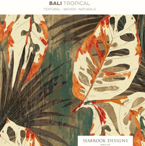 Bali Tropical Wallpaper Book by Seabrook Designs